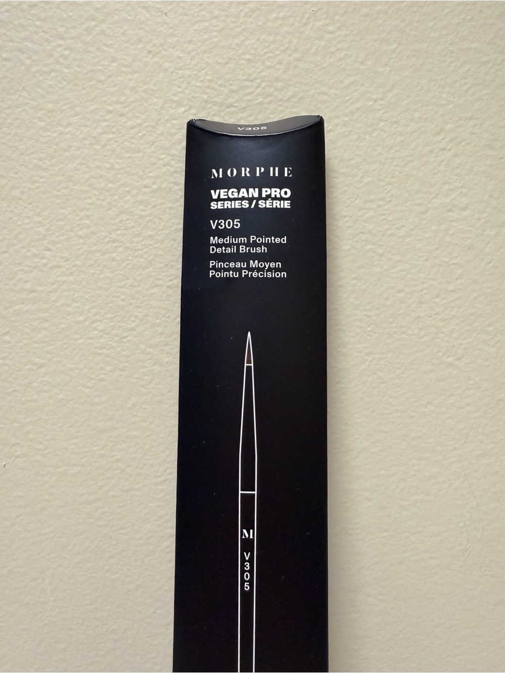 Morphe Vegan Pro V305 Medium Pointed Detail Brush - Black